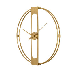 61478 KARE zegar CLIP 60 złoty King Home