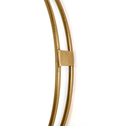 61478 KARE zegar CLIP 60 złoty King Home