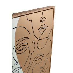 55430 KARE obraz FACCIA ARTE TRI COLORE 90x120 cm King Home