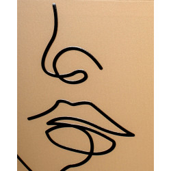 55430 KARE obraz FACCIA ARTE TRI COLORE 90x120 cm King Home