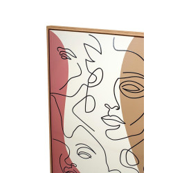 55430 KARE obraz FACCIA ARTE TRI COLORE 90x120 cm King Home