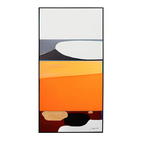53898 KARE obraz ABSTRACT SHAPES ORANGE 73x143 cm King Home