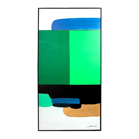 53900 KARE obraz ABSTRACT SHAPES GREEN  73x143 cm King Home