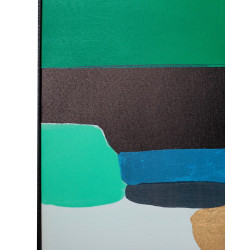 53900 KARE obraz ABSTRACT SHAPES GREEN  73x143 cm King Home