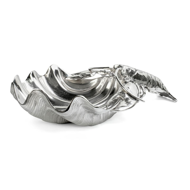 52289 KARE chłodziarka na napoje LOBSTER  srebrna King Home