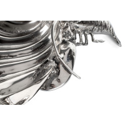 52289 KARE chłodziarka na napoje LOBSTER  srebrna King Home