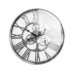 33289 KARE zegar GEAR 60 srebrny King Home