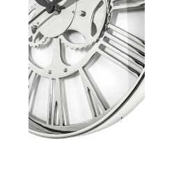 33289 KARE zegar GEAR 60 srebrny King Home