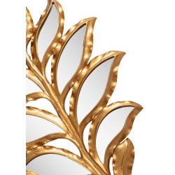 5900168832961 KARE lustro ścienne LEAF złote King Home