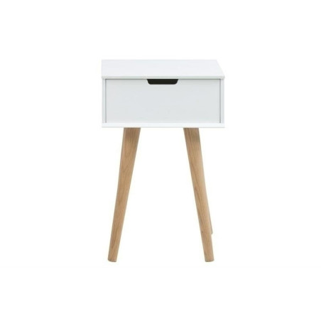 0000060638 ACTONA szafka MITRA biała - MDF, nogi dębowe King Home