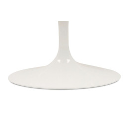 RT-335V.MDF Stół TULIP ELLIPSE biały - blat owalny MDF, metal King Home