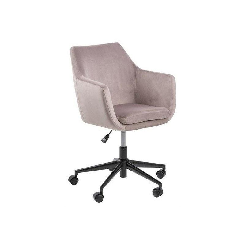 0000082369 ACTONA fotel biurowy NORA  - brudny róż King Home