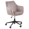 0000082369 ACTONA fotel biurowy NORA  - brudny róż King Home