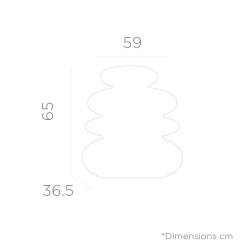 LUMBS070TWLNW NEW GARDEN lampa ogrodowa BALANS BATTERY biała King Home
