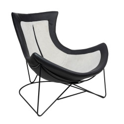 MSE011000302.V23 Fotel OTILIA STAND VELVET ciemny  szary welur King Home