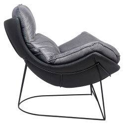 MSE011000302.V23 Fotel OTILIA STAND VELVET ciemny  szary welur King Home