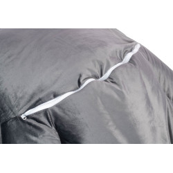 MSE011000302.V23 Fotel OTILIA STAND VELVET ciemny  szary welur King Home