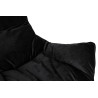 MSE01000302 Fotel OTILIA STAND VELVET czarny King Home
