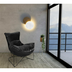 MSE01000302 Fotel OTILIA STAND VELVET czarny King Home