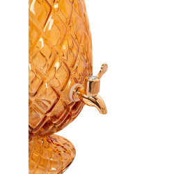 54683 KARE dyspenser do napojów PINEAPPLE  bursztynowy King Home