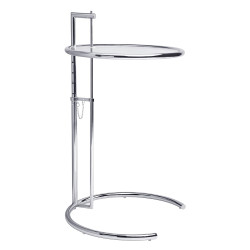 GT-08 Stolik GREY chromowany - metal, szkło King Home