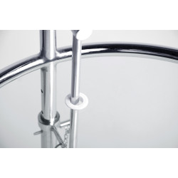 GT-08 Stolik GREY chromowany - metal, szkło King Home