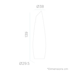 LUMFD140OFNW NEW GARDEN lampa ogrodowa FREDO 140 CABLE biała King Home