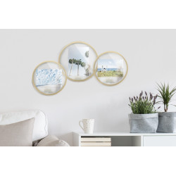 1012272-221 UMBRA ramka na zdjęcia INFINITY okrągła złota King Home