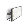 1012828-040 UMBRA organizer ścienny z lustrem CUBIKO czarny King Home