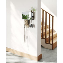 1012828-040 UMBRA organizer ścienny z lustrem CUBIKO czarny King Home