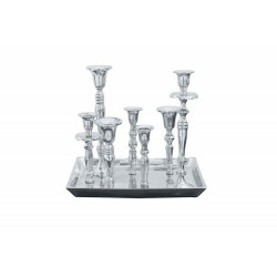 38067 INVICTA świecznik 7-płomieniowy - aluminium King Home