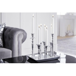 38067 INVICTA świecznik 7-płomieniowy - aluminium King Home