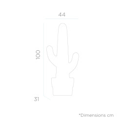 LUMKL100TWLNW NEW GARDEN lampa ogrodowa KAKTUS BATTERY biała King Home