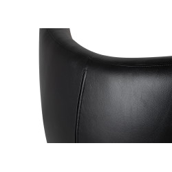 HE-066.P584.71 Fotel EGG SZEROKI PU czarny King Home