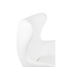 HE-066.TX202.01 Fotel EGG SZEROKI PU biały King Home