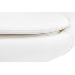 HE-066.TX202.01 Fotel EGG SZEROKI PU biały King Home