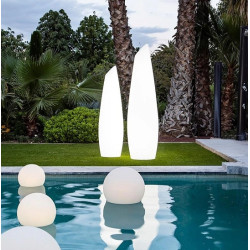 LUMFD140WLNW NEW GARDEN lampa ogrodowa FREDO 140 BATTERY biała King Home