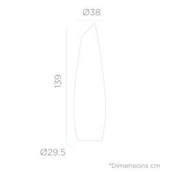 LUMFD140WLNW NEW GARDEN lampa ogrodowa FREDO 140 BATTERY biała King Home