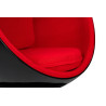JH-066.BLACK.RED Fotel BALL BLACK czerwony King Home