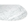 KH1501100126 Stół TULIP ELLIPSE MARBLE CARRARA biały - blat owalny marmurowy, metal King Home