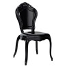 666-APC.BLACK Krzesło KING czarne - poliwęglan King Home