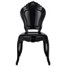 666-APC.BLACK Krzesło KING czarne - poliwęglan King Home
