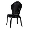 666-APC.BLACK Krzesło KING czarne - poliwęglan King Home