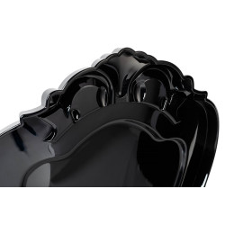 666-APC.BLACK Krzesło KING czarne - poliwęglan King Home