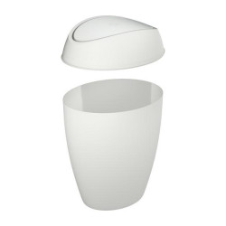 1012978-661 UMBRA kosz TWIRLA  - metallic white King Home