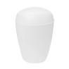1012978-661 UMBRA kosz TWIRLA  - metallic white King Home