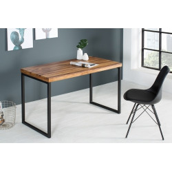 38606 INVICTA biurko ELEMENTS Sheesham - lite drewno palisander, metal King Home