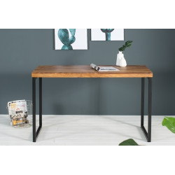 38606 INVICTA biurko ELEMENTS Sheesham - lite drewno palisander, metal King Home