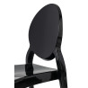 PC502.BLACK Krzesło ELIZABETH czarne - poliwęglan King Home