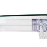 KH010100205 Stół KING 120 transparentny - poliwęglan, szkło hartowane King Home